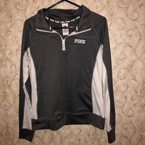 VICTORIA’S SECRET PINK ULTIMATE GREY LONG SLEEVE